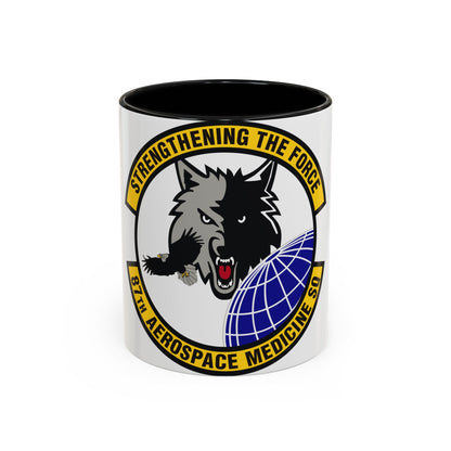 87th Aerospace Medicine Squadron (U.S. Air Force) Accent Coffee Mug