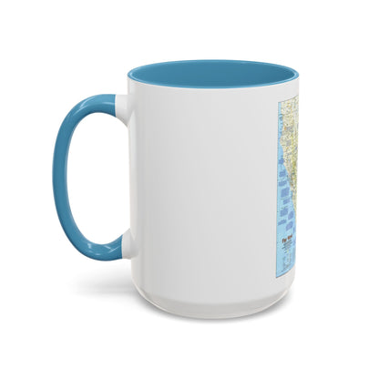 USA - Far West 1 (1984) (Map) Accent Coffee Mug