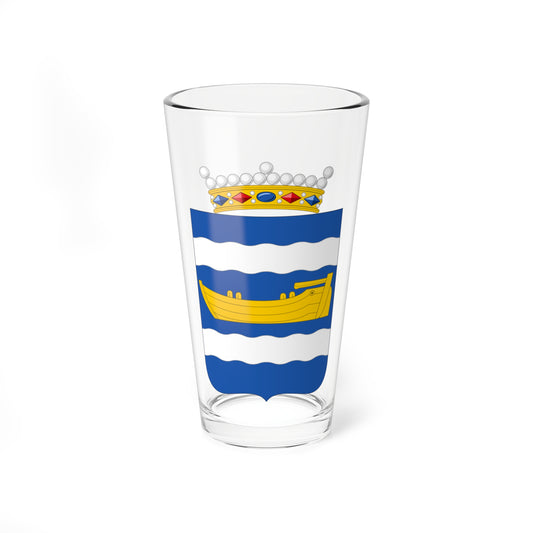 Coat of Arms of Uusimaa Province (Finland) (Coat of Arms) Pint Glass 16oz