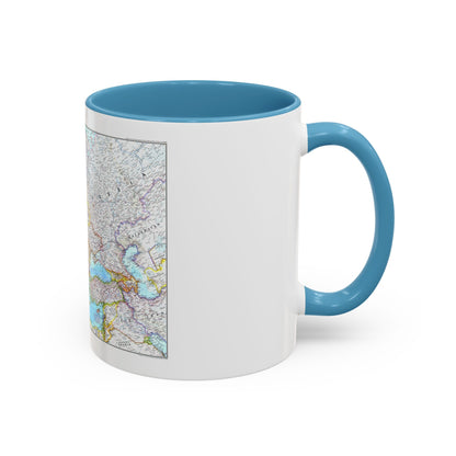 Europe (1992) (Map) Accent Coffee Mug
