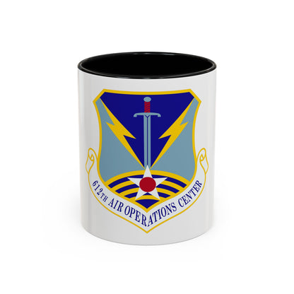 612 Air Operations Center ACC (U.S. Air Force) Accent Coffee Mug