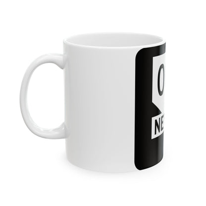 Nevada 000 nopath (Nevada) (Road Sign) White Coffee Mug