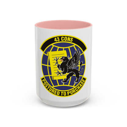 43d Contracting Squadron (U.S. Air Force) Accent Coffee Mug