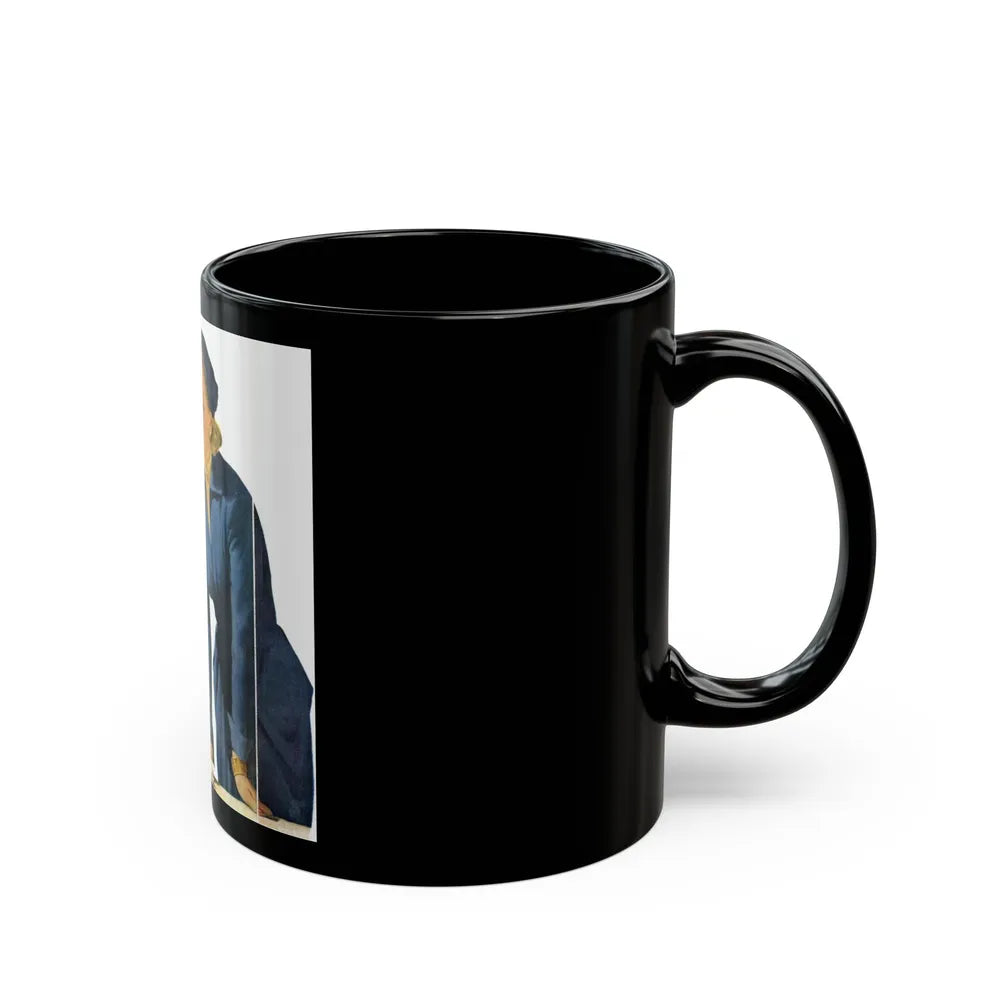 Doctor, I'd Like to Know, McCall's, January 1952 - Black Coffee Mug-Go Mug Yourself