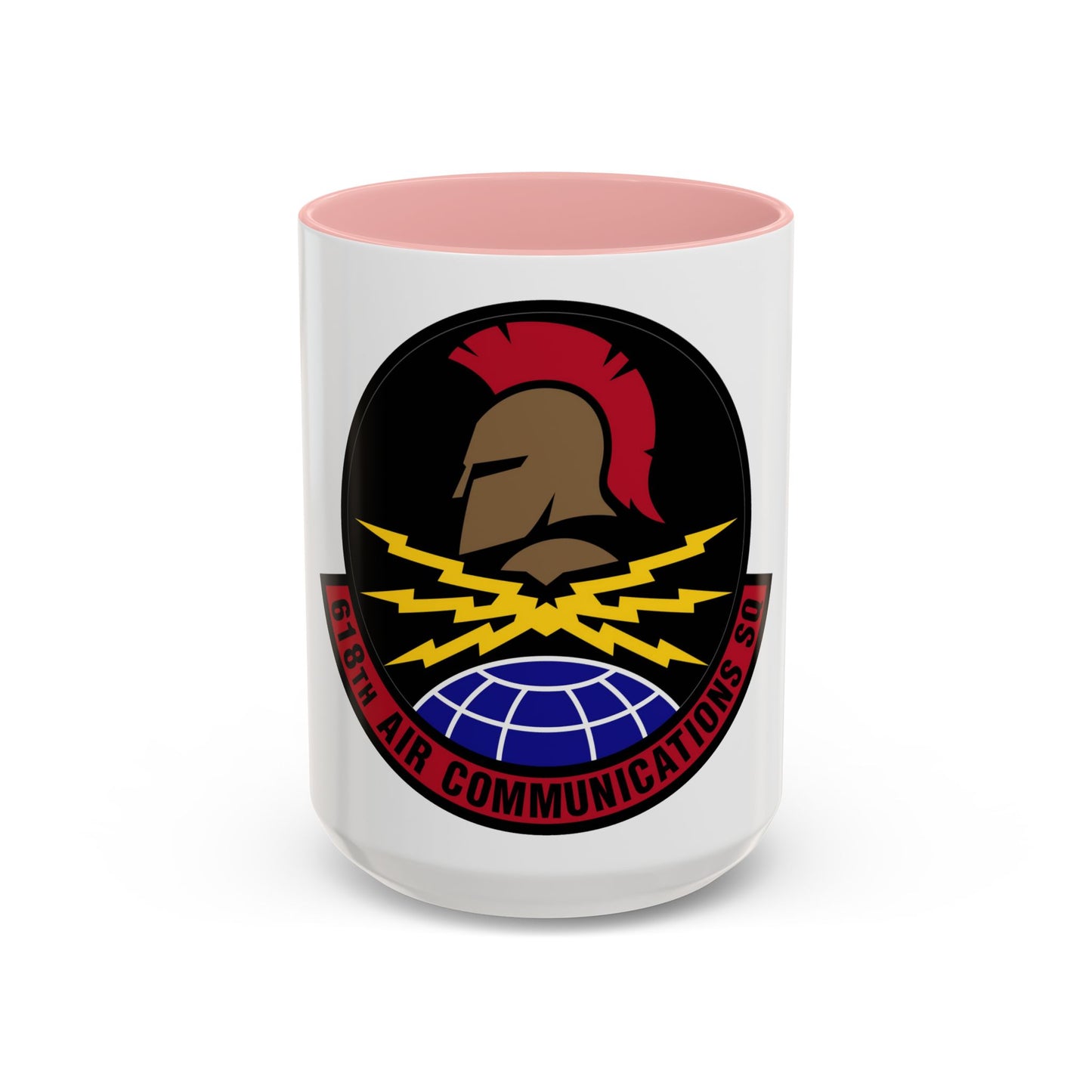 618 Air Communications Squadron AMC (U.S. Air Force) Accent Coffee Mug