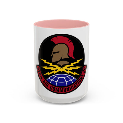 618 Air Communications Squadron AMC (U.S. Air Force) Accent Coffee Mug