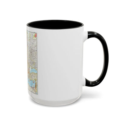 Europe (1957) (Map) Accent Coffee Mug-Go Mug Yourself