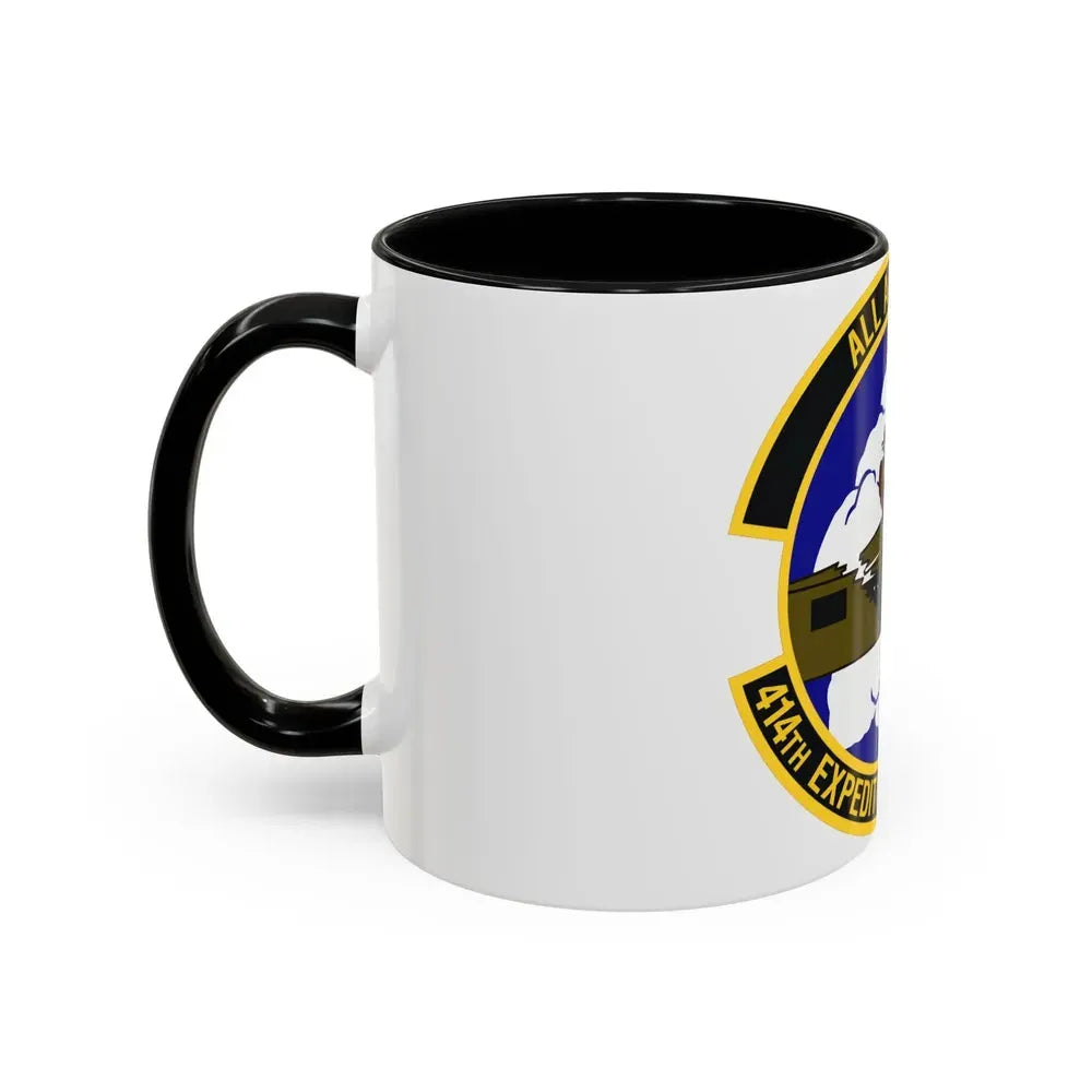 414th Expeditionary Reconnaissance Squadron (U.S. Air Force) Accent Coffee Mug - Go Mug Yourself