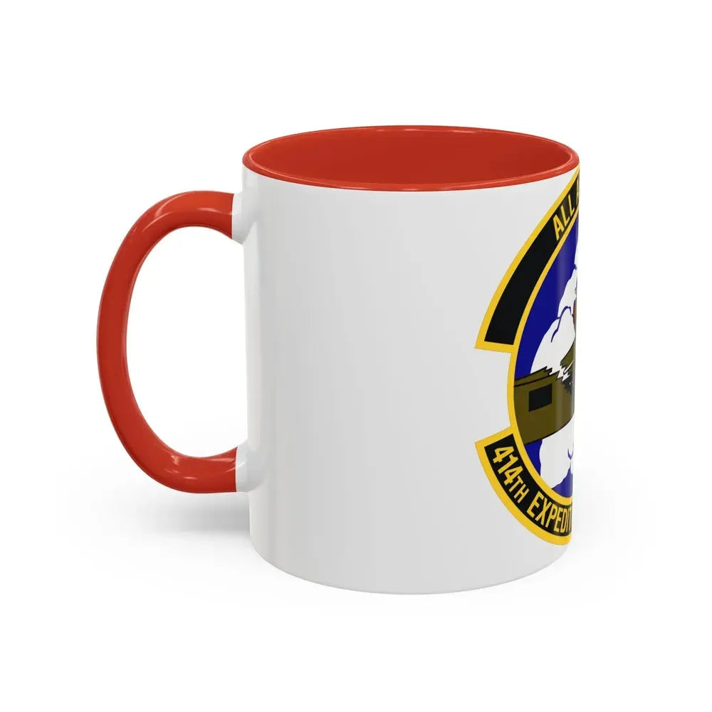 414th Expeditionary Reconnaissance Squadron (U.S. Air Force) Accent Coffee Mug - Go Mug Yourself