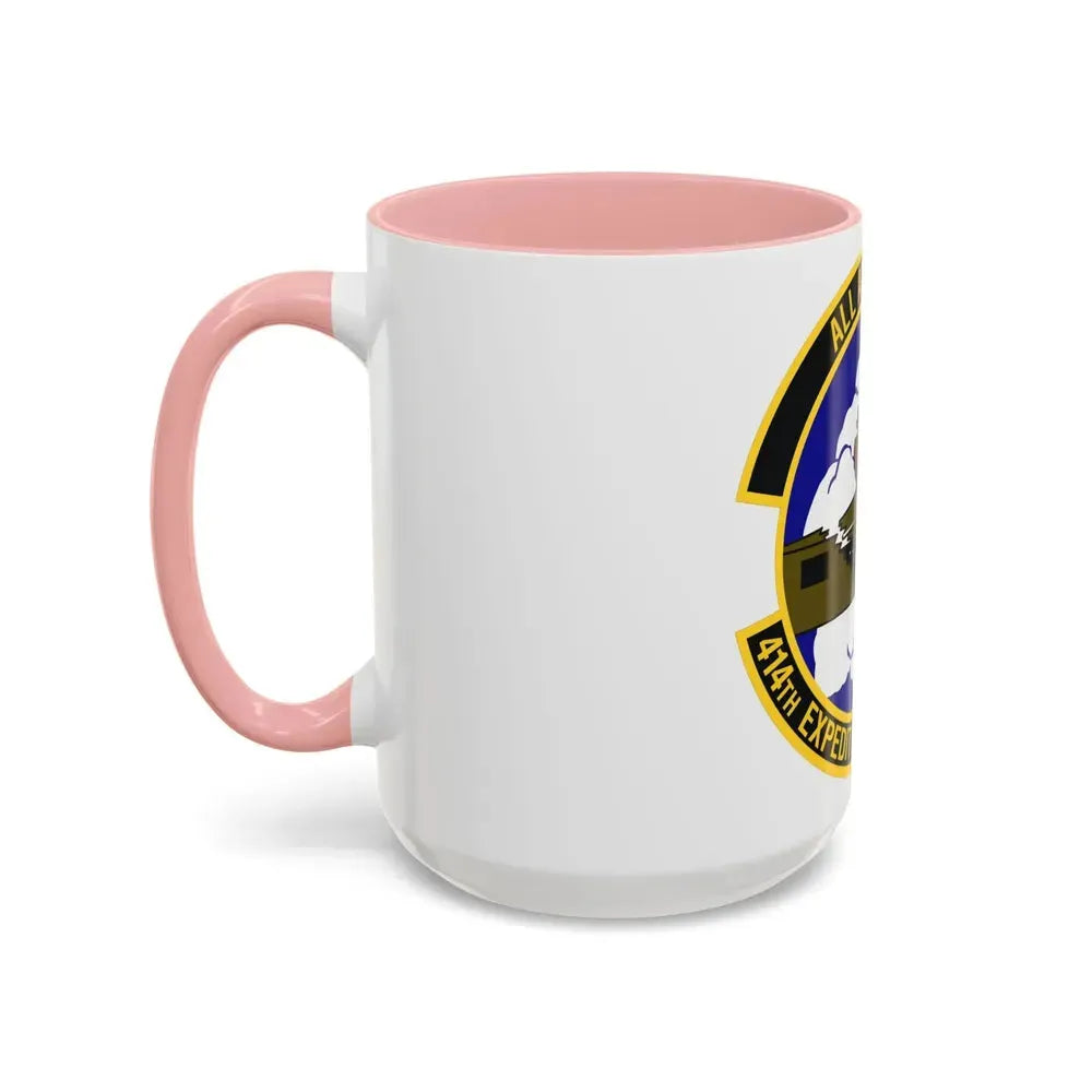 414th Expeditionary Reconnaissance Squadron (U.S. Air Force) Accent Coffee Mug - Go Mug Yourself