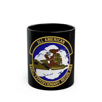 414th Expeditionary Reconnaissance Squadron (U.S. Air Force) Black Coffee Mug 11oz - Go Mug Yourself