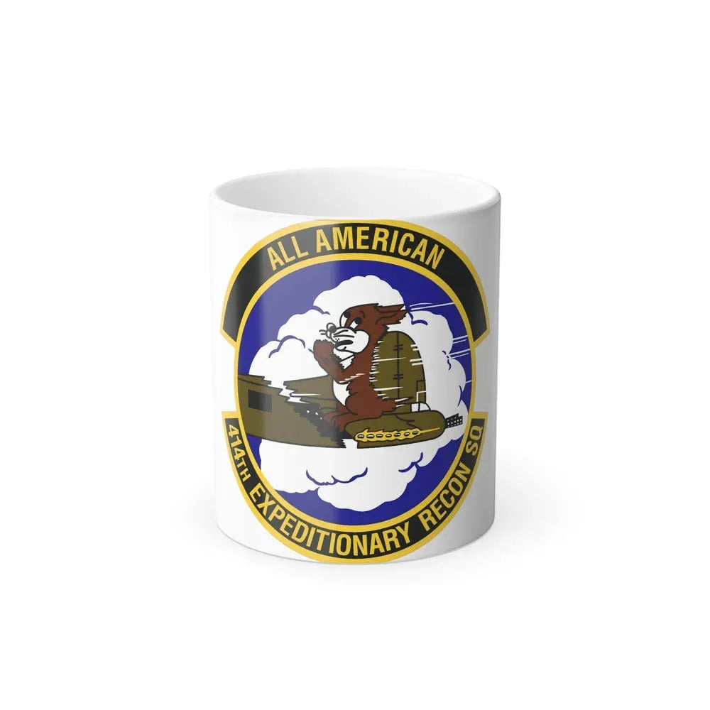 414th Expeditionary Reconnaissance Squadron (U.S. Air Force) Color Changing Coffee Mug 11oz - Go Mug Yourself