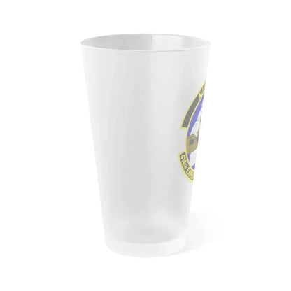 414th Expeditionary Reconnaissance Squadron (U.S. Air Force) Frosted Pint Glass 16oz - Go Mug Yourself
