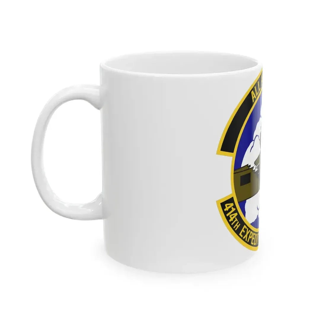 414th Expeditionary Reconnaissance Squadron (U.S. Air Force) White Coffee Mug - Go Mug Yourself