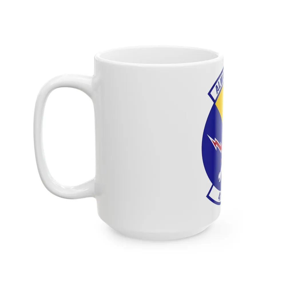 414th Maintenance Squadron (U.S. Air Force) White Coffee Mug-Go Mug Yourself