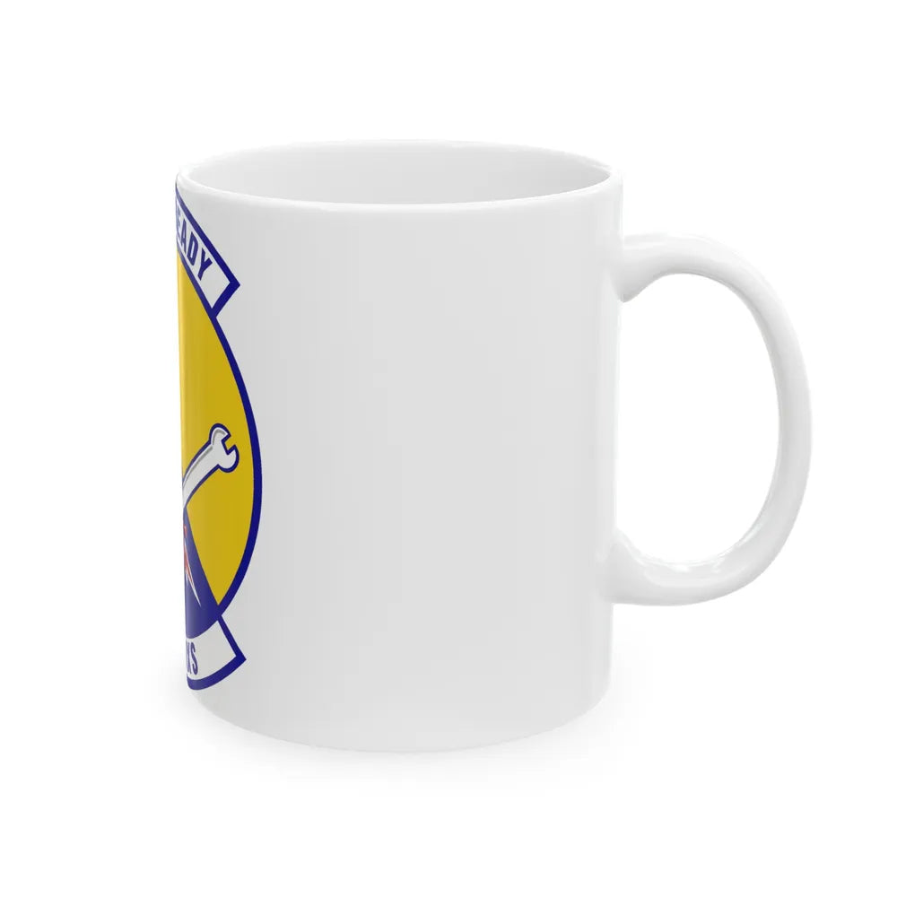 414th Maintenance Squadron (U.S. Air Force) White Coffee Mug-Go Mug Yourself