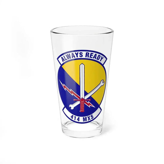 414th Maintenance Squadron (U.S. Air Force) Pint Glass 16oz 16oz - Go Mug Yourself