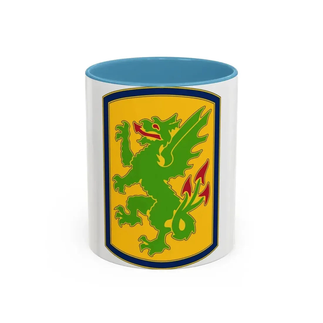 415 Chemical Brigade (U.S. Army) Accent Coffee Mug 11oz Light Blue - Go Mug Yourself