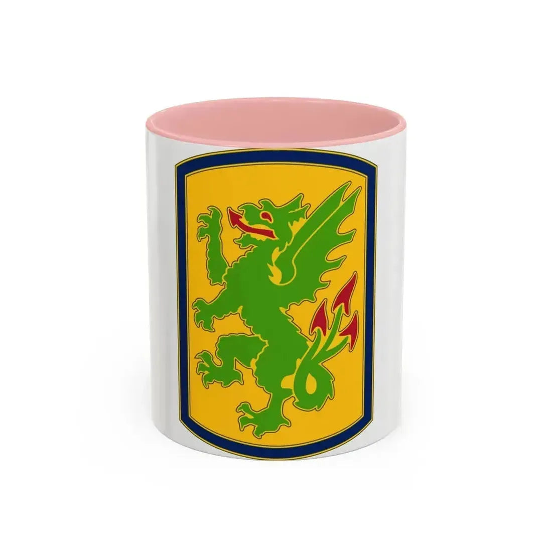 415 Chemical Brigade (U.S. Army) Accent Coffee Mug 11oz Pink - Go Mug Yourself