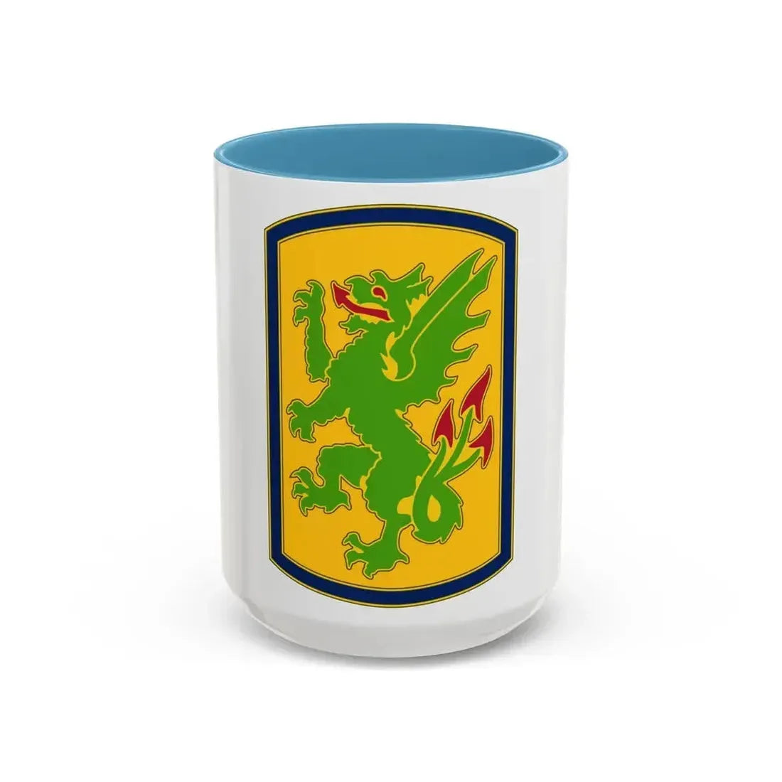 415 Chemical Brigade (U.S. Army) Accent Coffee Mug 15oz Light Blue - Go Mug Yourself