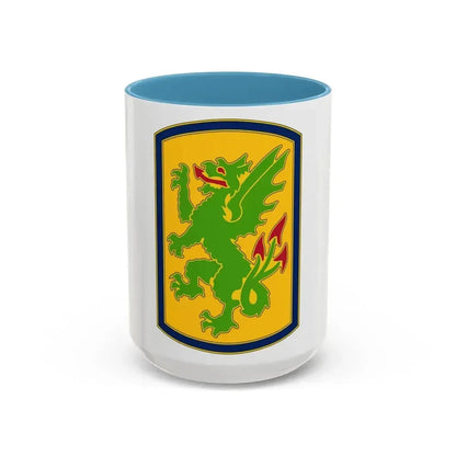 415 Chemical Brigade (U.S. Army) Accent Coffee Mug 15oz Light Blue - Go Mug Yourself