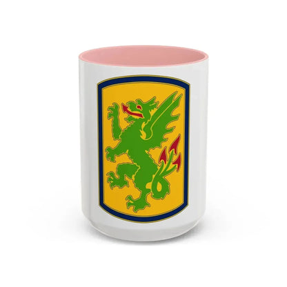 415 Chemical Brigade (U.S. Army) Accent Coffee Mug 15oz Pink - Go Mug Yourself