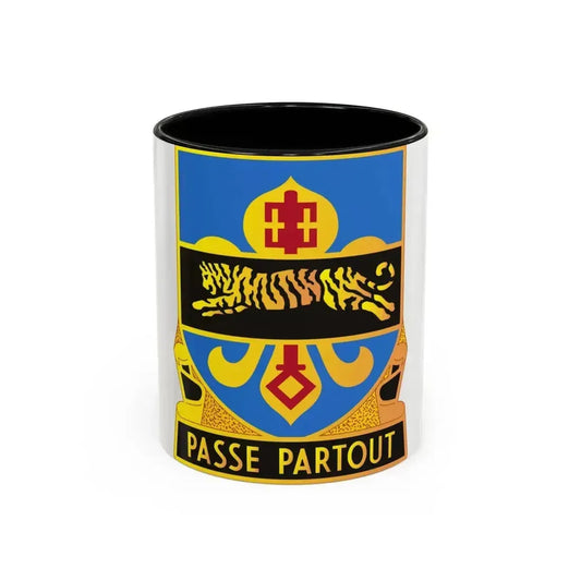 415 Military Intelligence Battalion (U.S. Army) Accent Coffee Mug 11oz Black - Go Mug Yourself