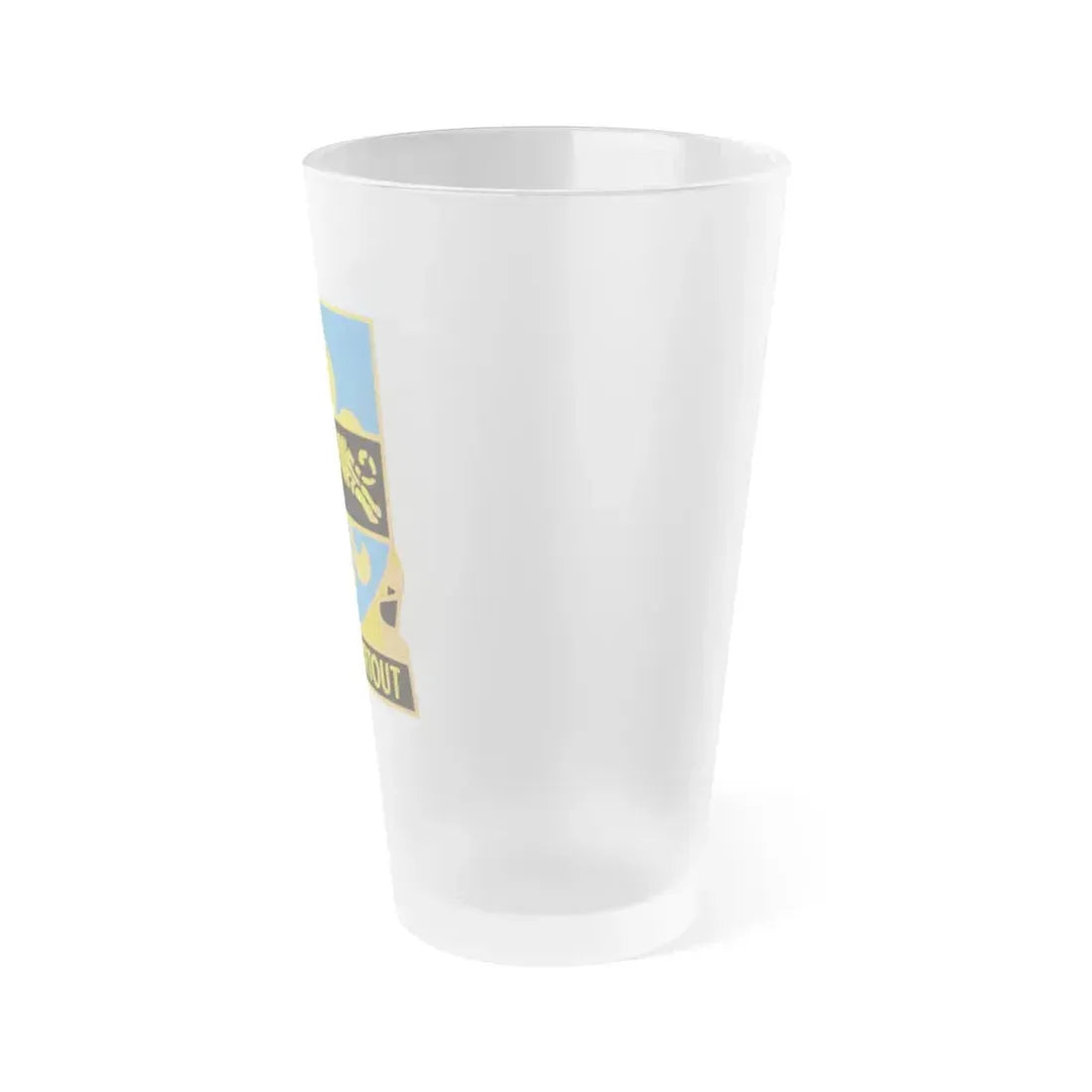 415 Military Intelligence Battalion (U.S. Army) Frosted Pint Glass 16oz - Go Mug Yourself
