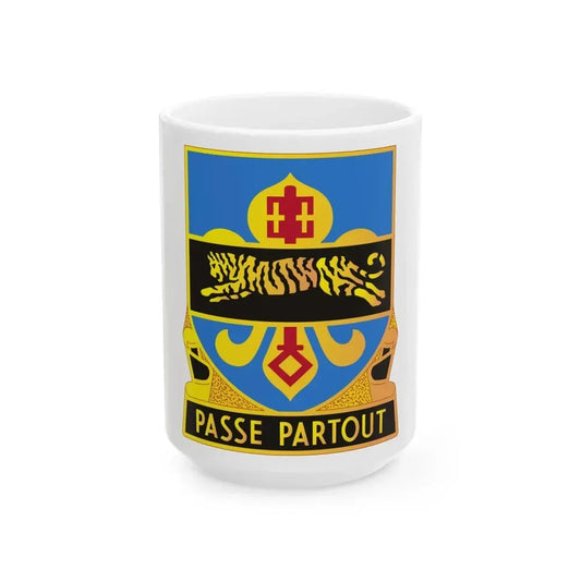 415 Military Intelligence Battalion (U.S. Army) White Coffee Mug 15oz - Go Mug Yourself