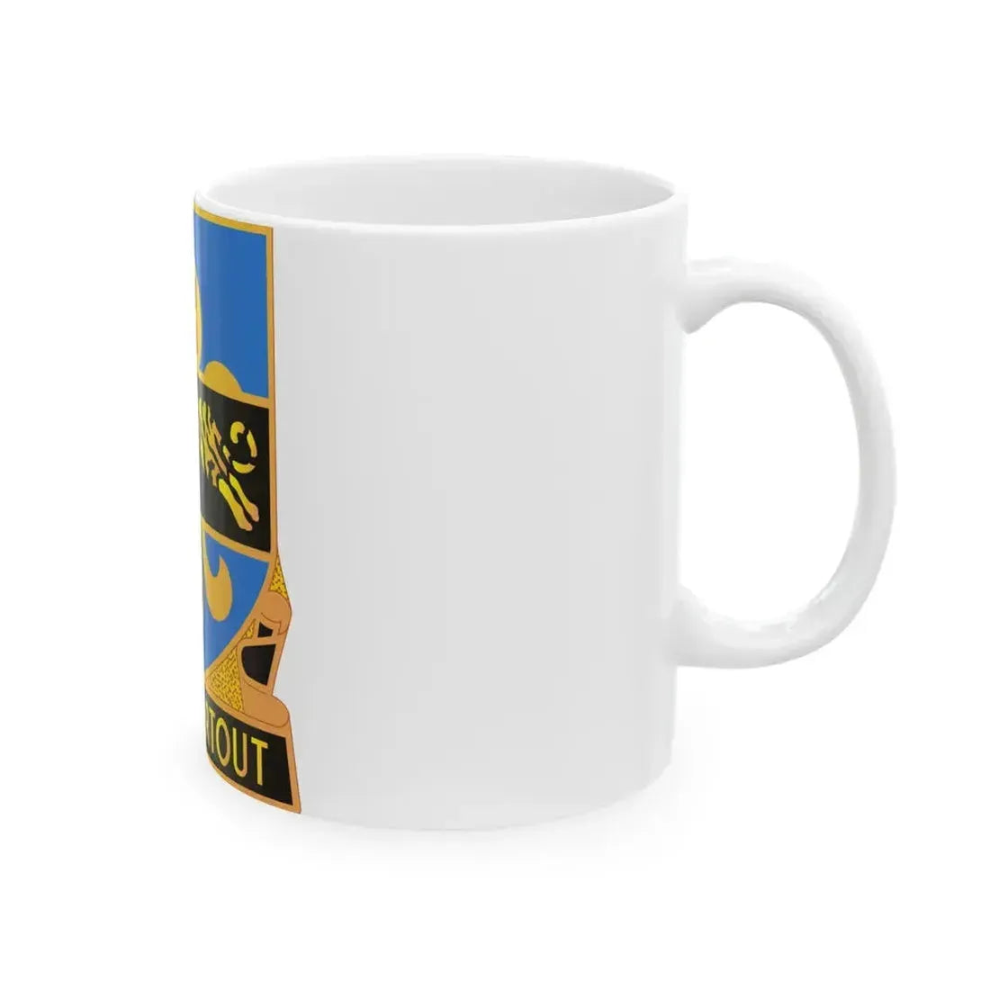 415 Military Intelligence Battalion (U.S. Army) White Coffee Mug - Go Mug Yourself