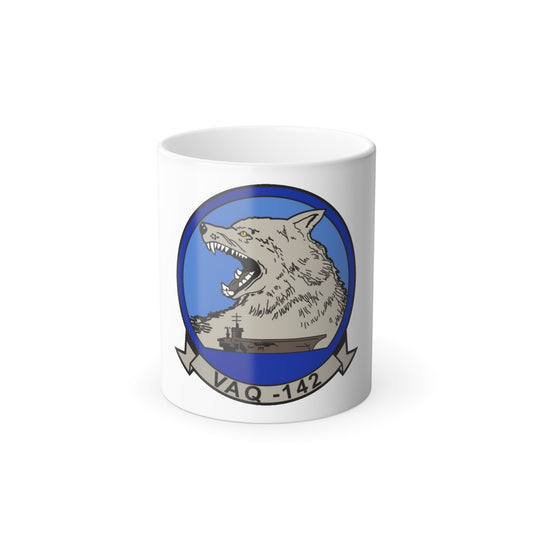 VAQ 142 (U.S. Navy) Color Changing Mug 11oz
