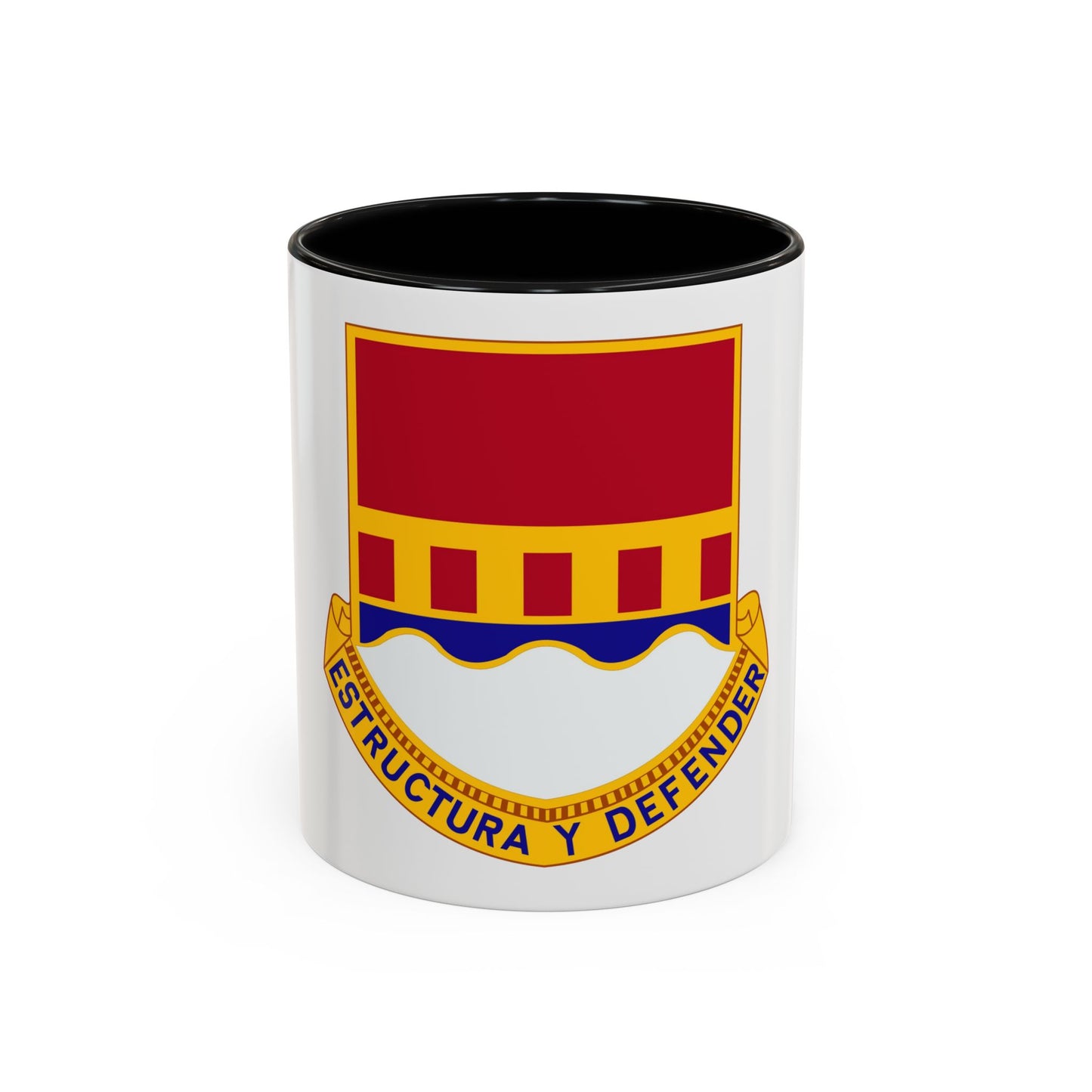 1402 Engineer Battalion (U.S. Army) Accent Coffee Mug