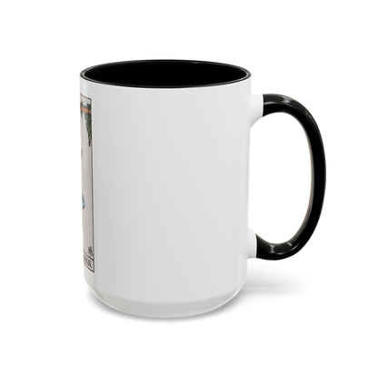 The Hanged Man (Tarot Card) Accent Coffee Mug