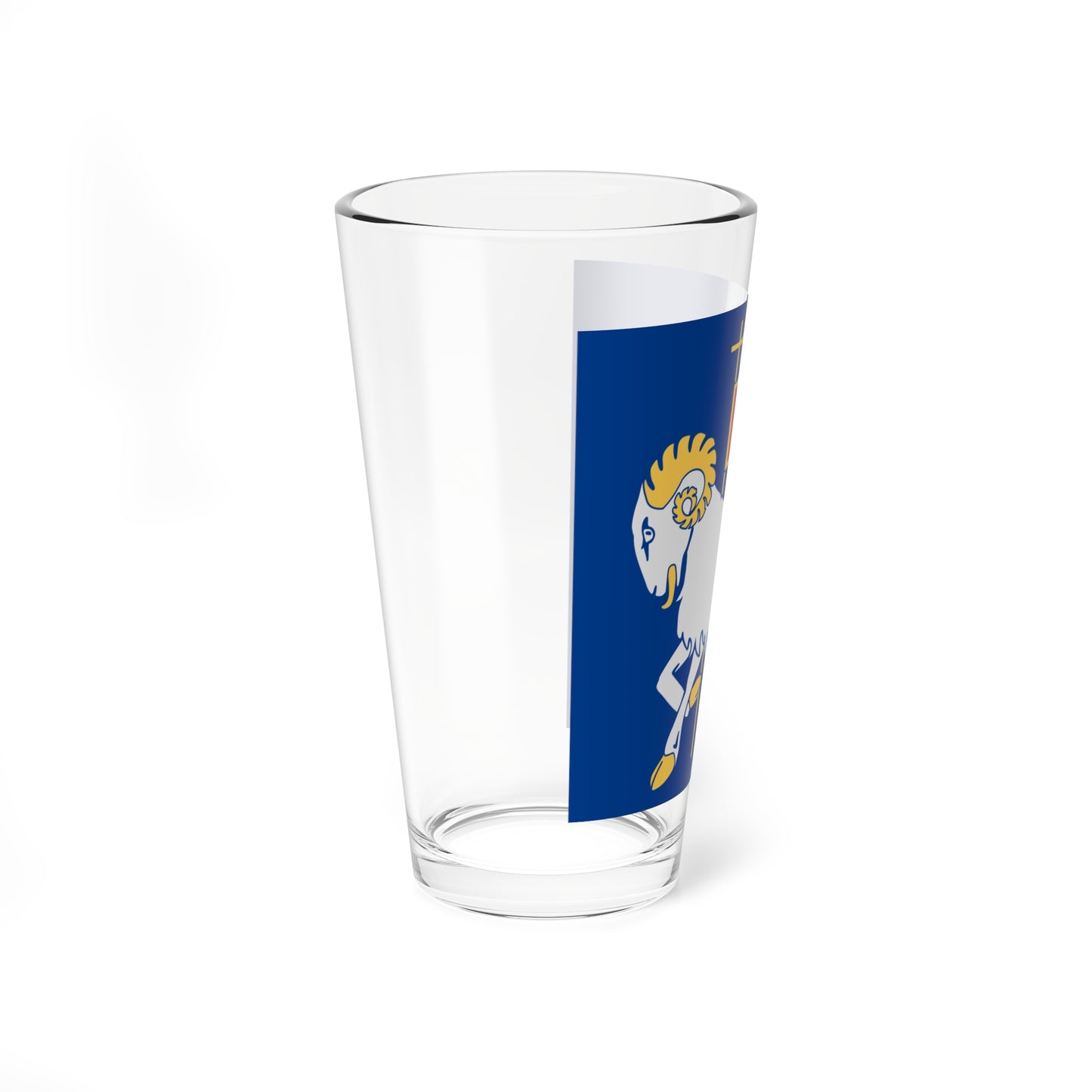 Gotland flag (Sweden) Pint Glass 16oz