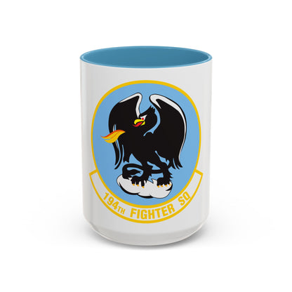 194 Fighter Squadron (U.S. Air Force) Accent Coffee Mug