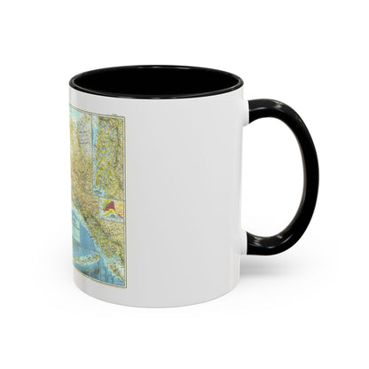 USA - Alaska (1956) (Map) Accent Coffee Mug