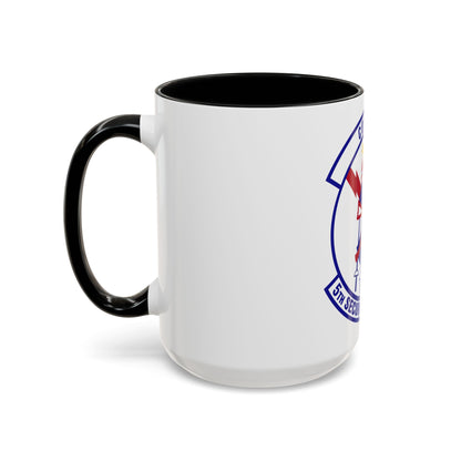 5th Security Forces Squadron (U.S. Air Force) Accent Coffee Mug