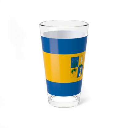Flag of Csomor (Hungary) Pint Glass 16oz