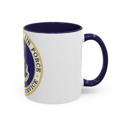 Air Force Chaplain Service (U.S. Air Force) Accent Coffee Mug