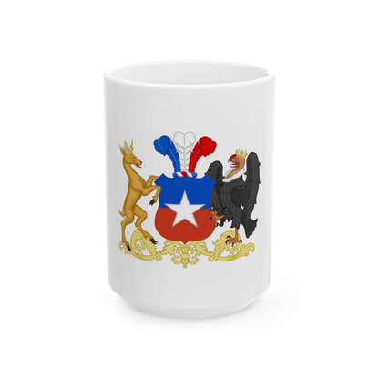 Coat of Arms of Chile (1834-1920) - White Coffee Mug