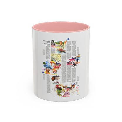 USA - Mid-Atlantic States 2 (1976) (Map) Accent Coffee Mug