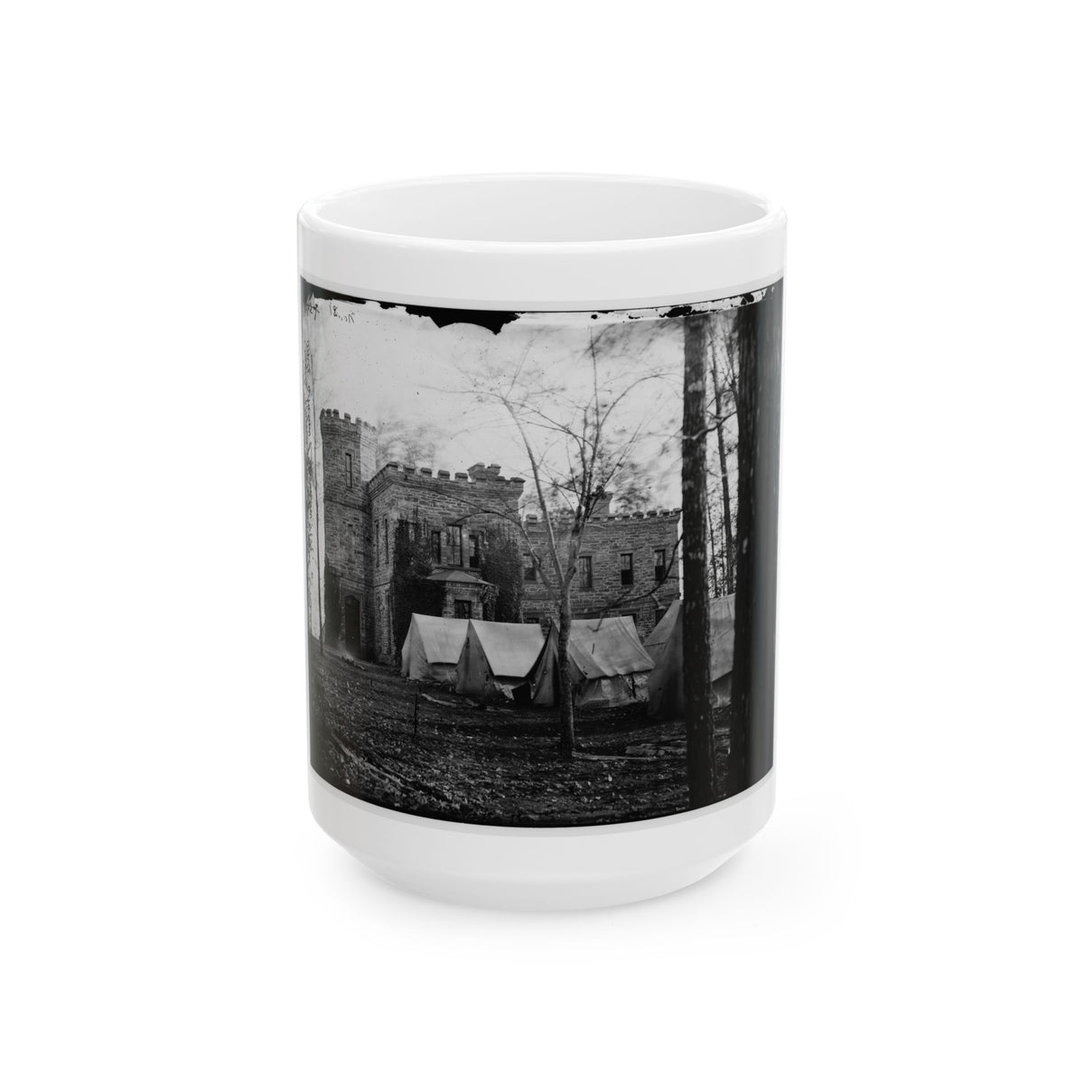 Auburn, Virginia.  Castle Murray  (Five Miles Southeast Of Warrenton), Headquarters Of Gen. Alfred Pleasonton (U.S. Civil War) White Coffee Mug