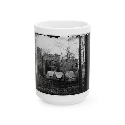 Auburn, Virginia.  Castle Murray  (Five Miles Southeast Of Warrenton), Headquarters Of Gen. Alfred Pleasonton (U.S. Civil War) White Coffee Mug
