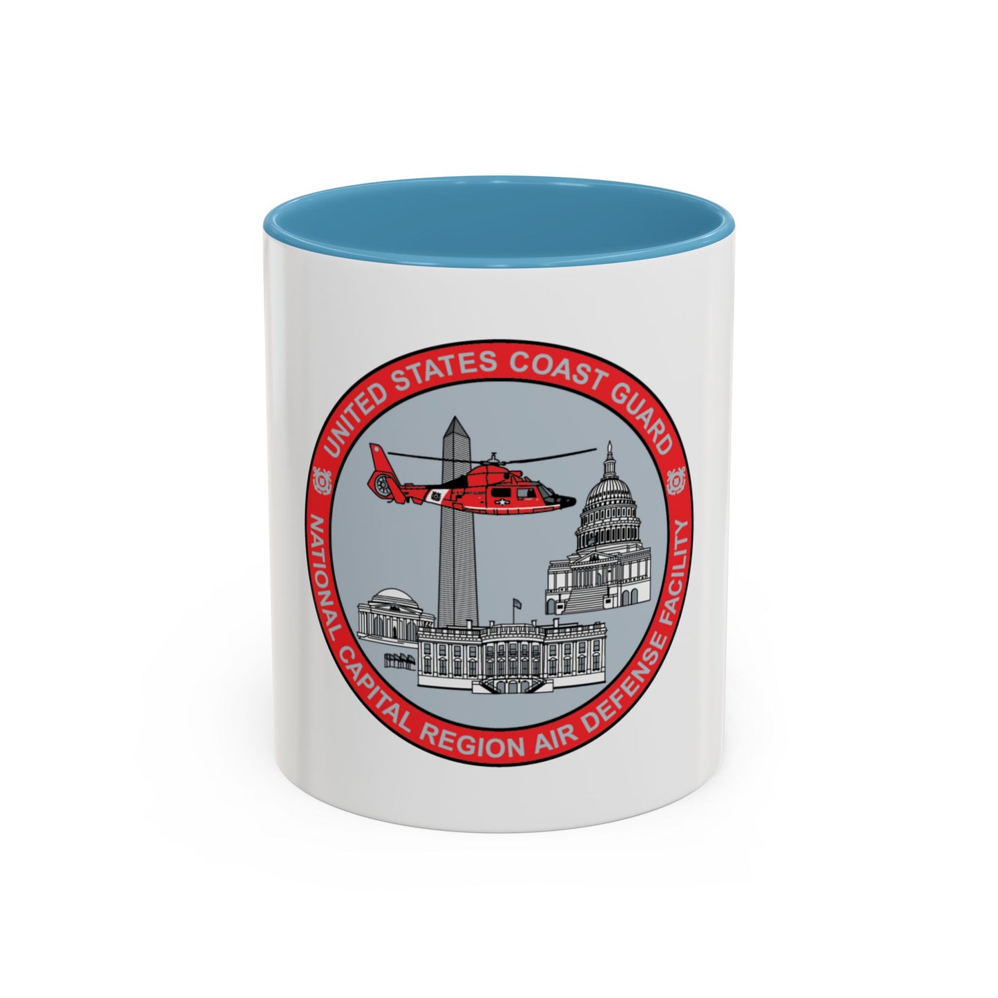 USCG NCR ADF   Nat'l Capital Reg Air Def Fac 2009 (U.S. Coast Guard) Accent Coffee Mug