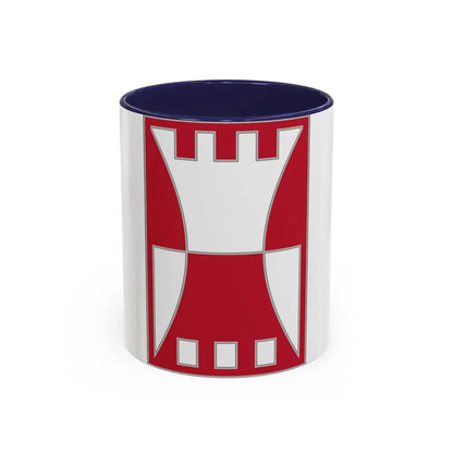 416 Engineer Command (U.S. Army) Accent Coffee Mug 11oz Navy - Go Mug Yourself
