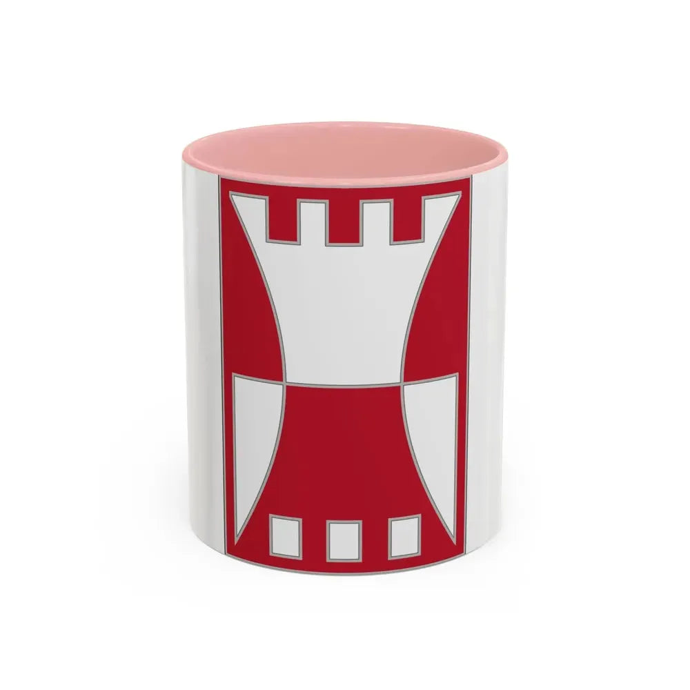 416 Engineer Command (U.S. Army) Accent Coffee Mug 11oz Pink - Go Mug Yourself
