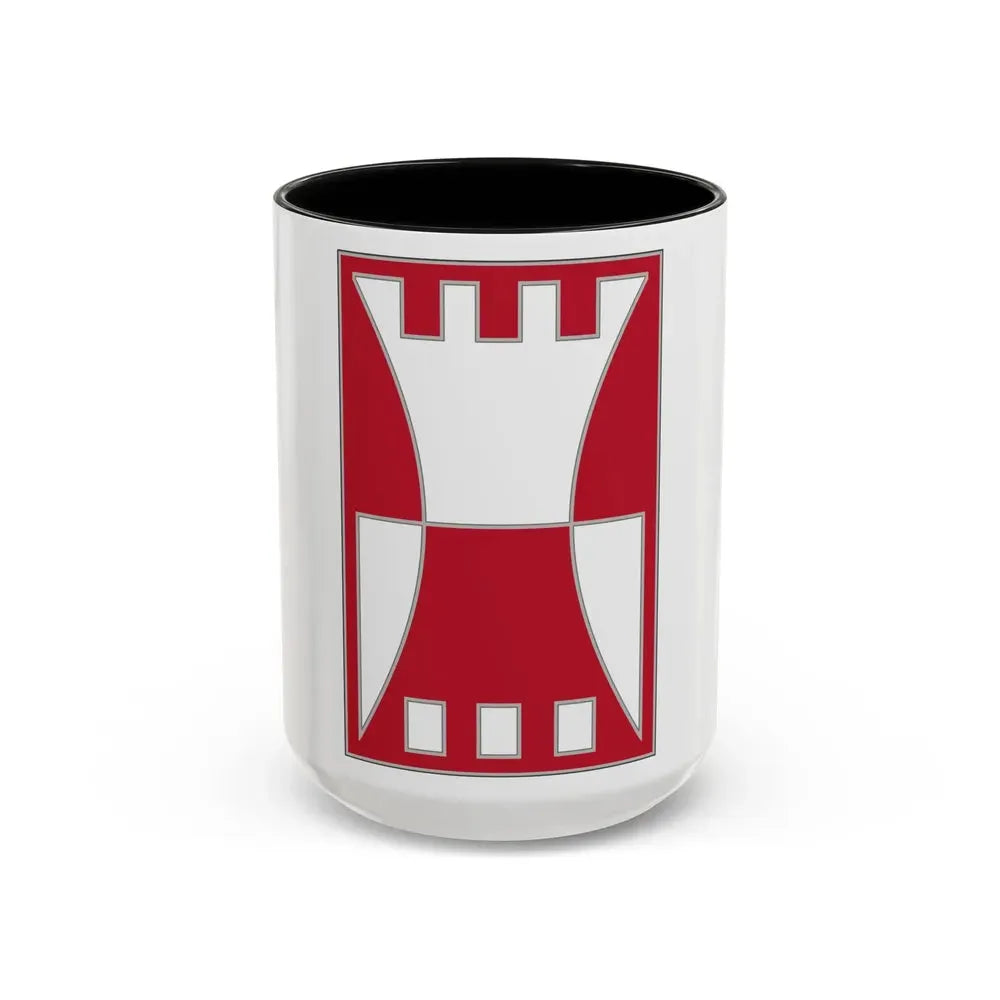 416 Engineer Command (U.S. Army) Accent Coffee Mug 15oz Black - Go Mug Yourself