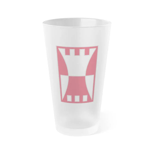 416 Engineer Command (U.S. Army) Frosted Pint Glass 16oz Default Title - Go Mug Yourself