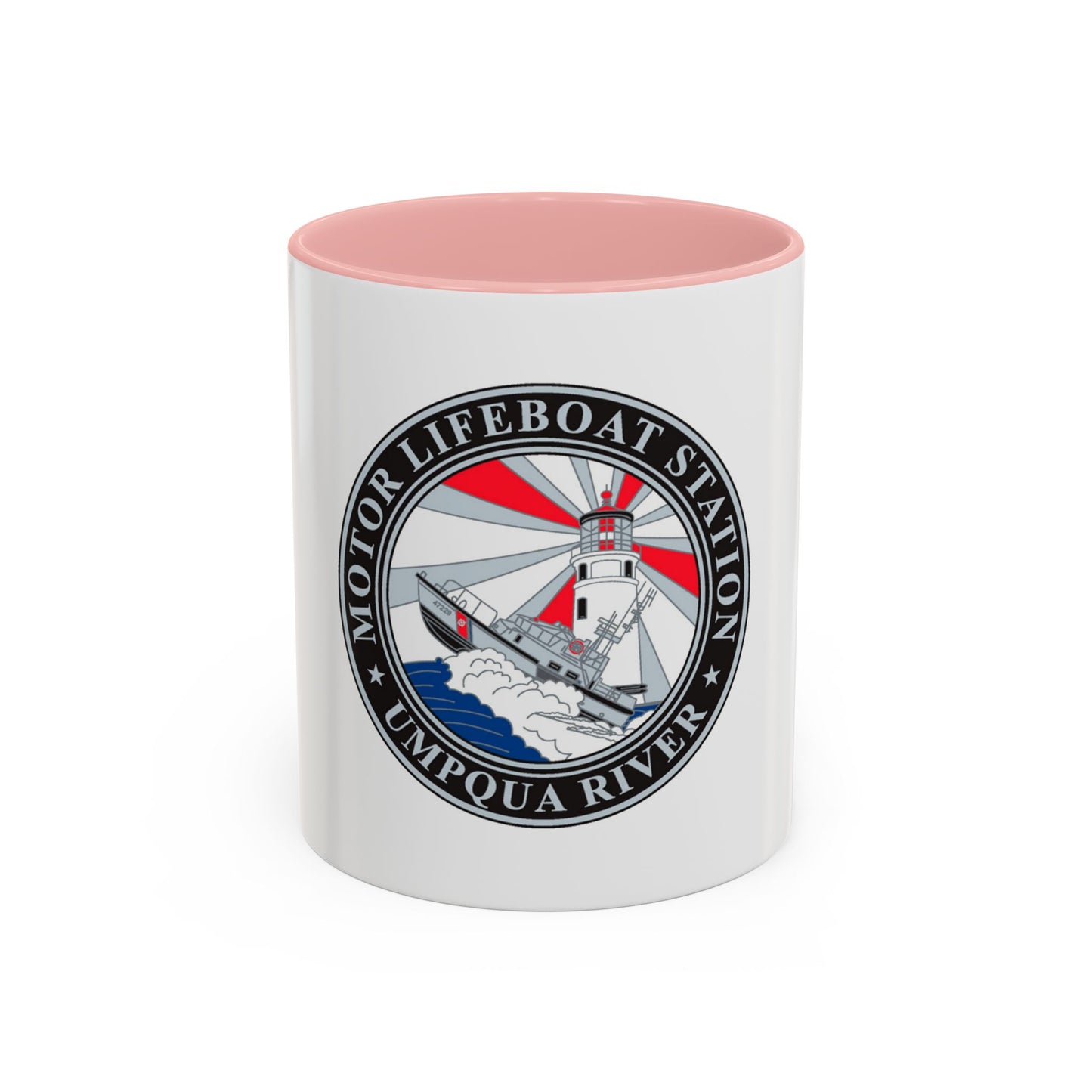 MLSTA Umpqua River (U.S. Coast Guard) Accent Coffee Mug