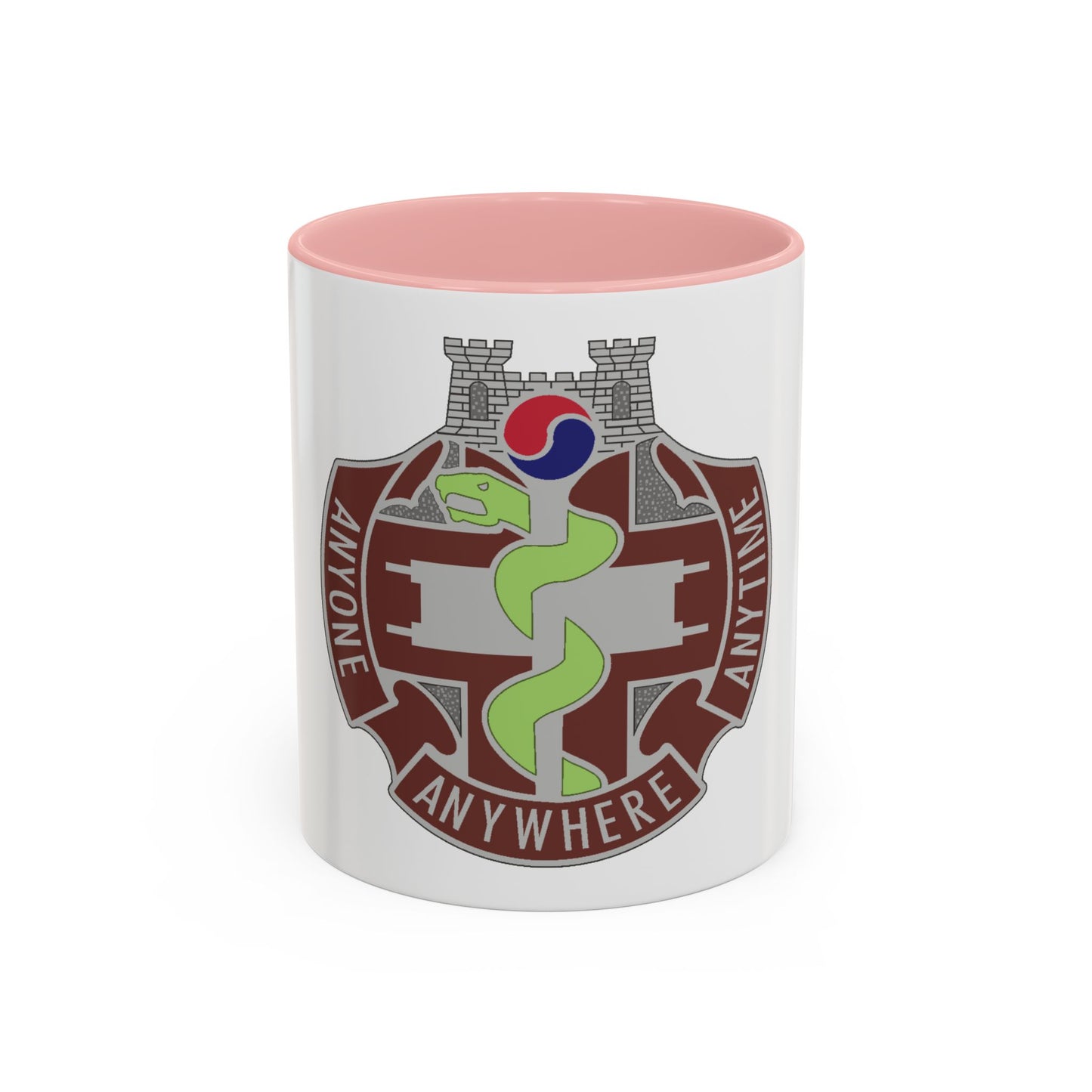 421 Medical Battalion (U.S. Army) Accent Coffee Mug